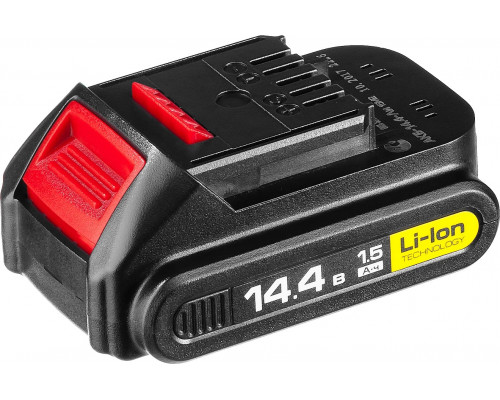 ЗУБР Li-Ion, 14.4 В, дрель-шуруповерт "СУПЕРКОМПАКТ М2", ДА-14.4-2-Ли КМ2 Мастер