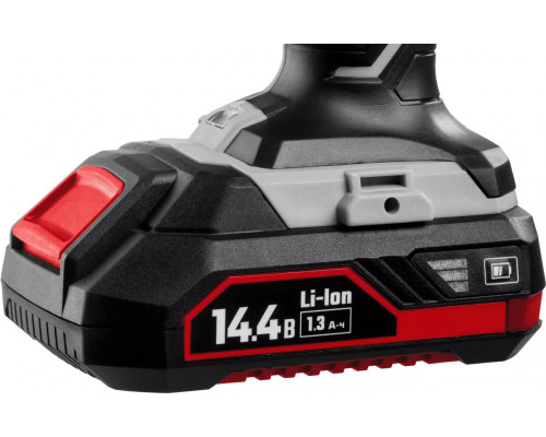 ЗУБР Li-Ion, 14.4 В, кейс, дрель-шуруповерт ДШЛ-141 К Стандарт