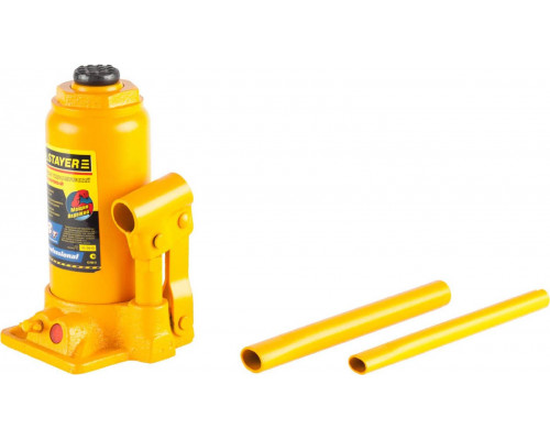 STAYER 8 т, 200-385 мм, гидравлический бутылочный домкрат PROFI 43160-8 Professional