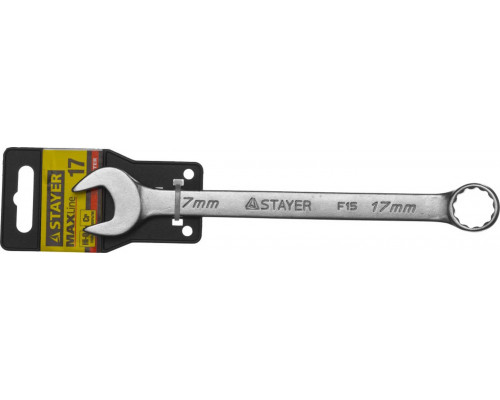 STAYER 17 мм, комбинированный гаечный ключ 27085-17