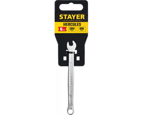 STAYER 6 мм, комбинированный гаечный ключ 27081-06_z01
