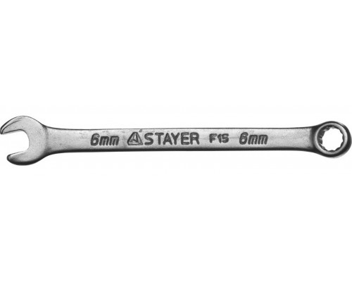 STAYER 6 мм, комбинированный гаечный ключ 27085-06
