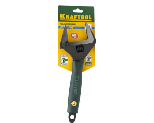 KRAFTOOL 300/60 мм, Cr-V, ключ разводной, SlimWide 27258-30