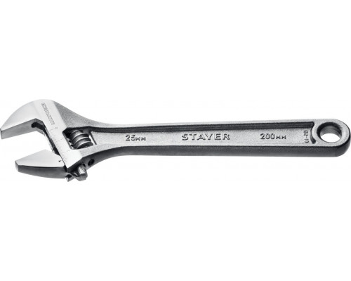 STAYER 200/25 мм, ключ разводной MAX-Force 2725-20_z01