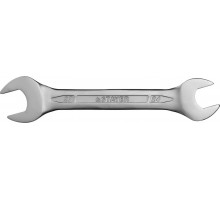 STAYER 24х27 мм, Cr-V сталь, хромированный, гаечный ключ рожковый 27035-24-27 Professional