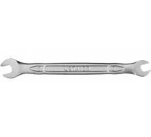 STAYER 6х7 мм, Cr-V сталь, хромированный, гаечный ключ рожковый 27035-06-07 Professional