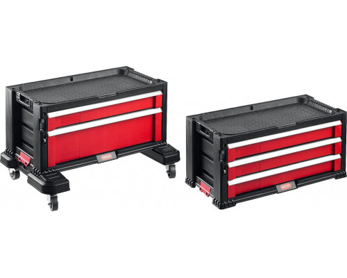 Keter 22", пластиковый, тележка с 5 ящиками DRAWER 2+3 38380-5