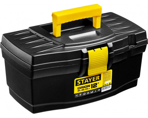 STAYER 310 x 180 x 130мм (12"), пластиковый, ящик для инструментов ORION-12 38110-13_z03