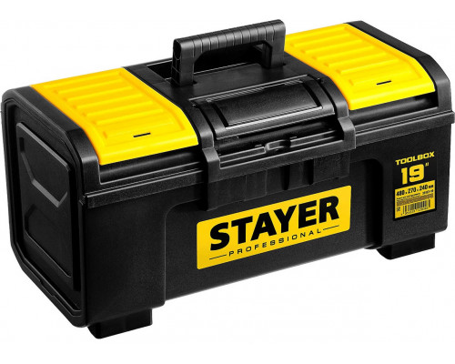 STAYER 480 х 270 х 240, пластиковый, ящик для инструмента TOOLBOX-19 38167-19 Professional