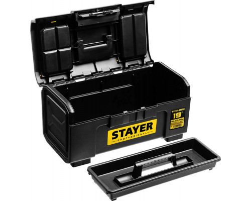 STAYER 480 х 270 х 240, пластиковый, ящик для инструмента TOOLBOX-19 38167-19 Professional