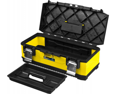 STAYER 584 х 289 х 222 мм (23"), металлический, ящик для инструментов METALPro 2-38011-21.5_z01