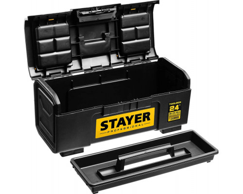 STAYER 590 х 270 х 255, пластиковый, ящик для инструмента TOOLBOX-24 38167-24 Professional