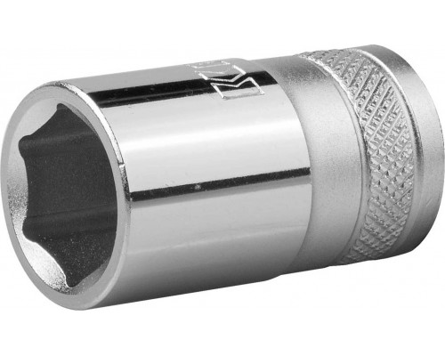 KRAFTOOL 1/2", 15 мм, Cr-V сталь, хромированная, торцовая головка 27805-15_z01