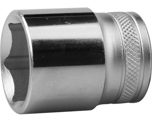 KRAFTOOL 1/2", 24 мм, Cr-V сталь, хромированная, торцовая головка 27805-24_z01