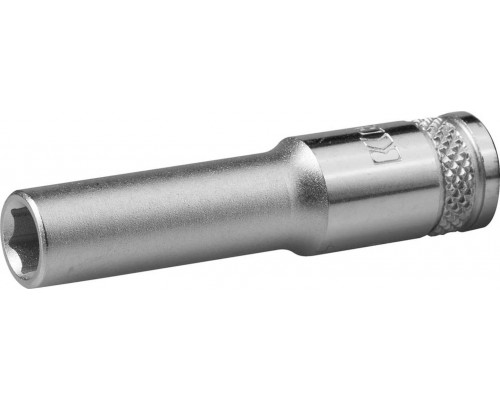 KRAFTOOL 1/4", 6 мм, Cr-V сталь, хромированная, торцовая головка 27817-06_z01
