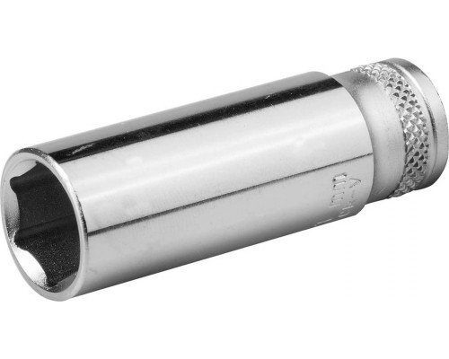 KRAFTOOL 1/4", 8 мм, Cr-V сталь, хромированная, торцовая головка 27817-08_z01
