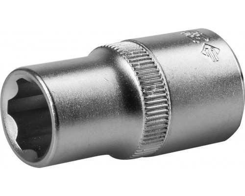 ЗУБР 1/2", 13 мм, Cr-V сталь, хромированная, торцовая головка 27725-13_z02