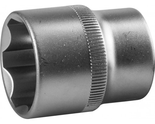 ЗУБР 1/2", 24 мм, Cr-V сталь, хромированная, торцовая головка 27725-24_z02