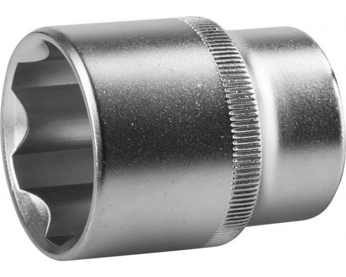 ЗУБР 1/2", 27 мм, Cr-V сталь, хромированная, торцовая головка 27725-27_z02