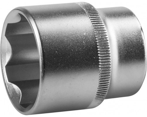 ЗУБР 1/2", 32 мм, Cr-V сталь, хромированная, торцовая головка 27725-32_z02