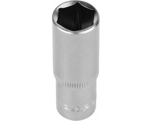 ЗУБР 1/4", 10 мм, Cr-V сталь, хромированная, торцовая головка 27717-10
