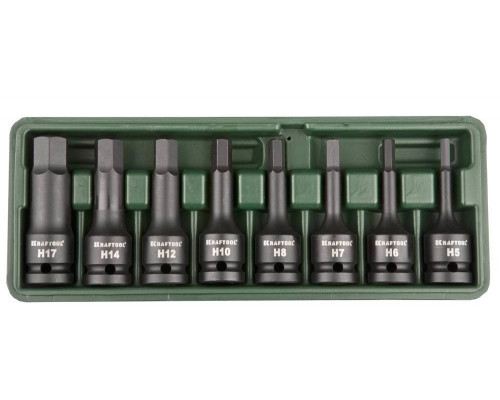 KRAFTOOL 8 шт., набор ударных торцовых головок INDUSTRIE QUALITAT 27950-H8