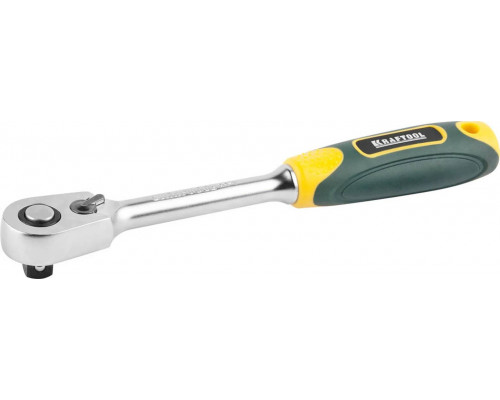 KRAFTOOL 3/8", 60 зубцов, Сr-V сталь, трещотка для торцовых головок 27794-3/8_z02