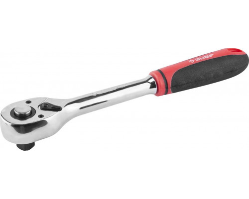 ЗУБР 1/2", 72 зубца, Cr-V сталь, трещотка для торцовых головок 27736-1/2