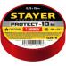 STAYER 15 мм х 10 м, не поддерживает горение, изоляционная лента пвх  Protect-10 12291-R