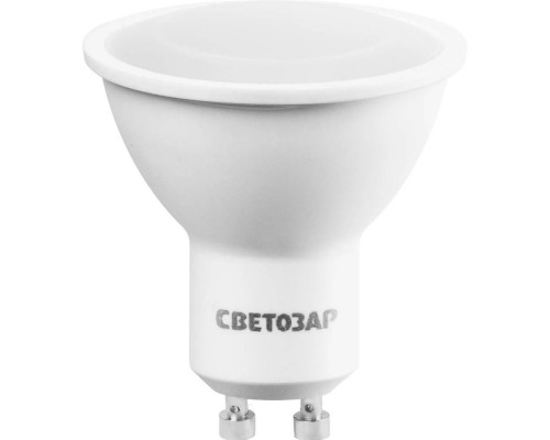 СВЕТОЗАР 5 Вт, GU10, 4000K, 220 В, лампа светодиодная "Super luxx" 44565-35_z01