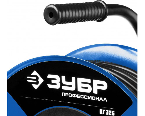 ЗУБР 50 м, 4000Вт, 4 гнезда, КГ, удлинитель на катушке 55079-50 Профессионал