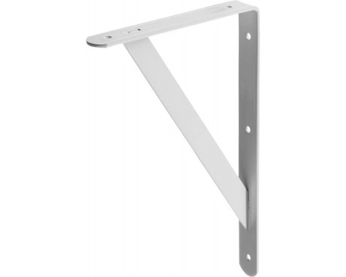 STAYER 300х200х30х4 мм, белый, уголок-кронштейн, усиленный 37422-1