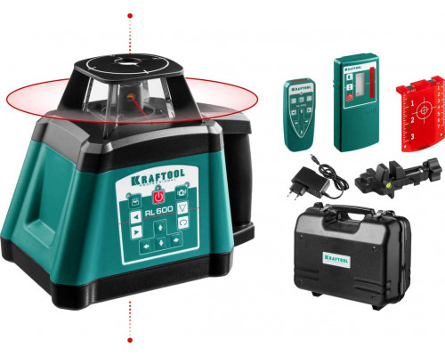 KRAFTOOL ротационный лазерный нивелир в кейсе RL600 34600 Professional