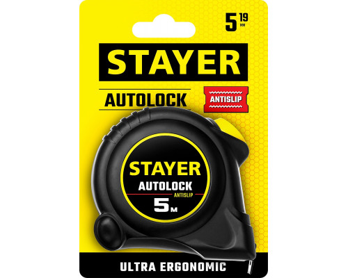 STAYER 5 м х 19 мм, с автостопом рулетка 2-34126-05-19_z02