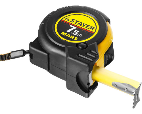 STAYER 7.5 м х 25 мм, рулетка MARS 34131-075_z01