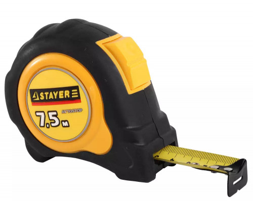 STAYER 8 м х 25 мм, рулетка OMEGA 3402-08-25