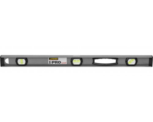 STAYER I-PROLevel 800 мм усиленный двутавровый уровень, 3 глазка, точность 0.5 мм/м, рукоятки, 3477-080