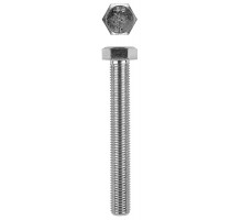 KRAFTOOL M20 x 60 мм, 10 шт., оцинкованный, болт с шестигранной головкой DIN 933 303074-20-060