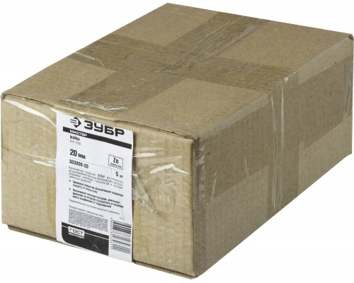 ЗУБР 20 мм, 5 кг, шайба DIN 125А 303800-20