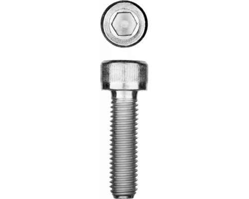 ЗУБР М12x25 мм, 5 кг (140 шт.), кл. пр. 8.8, оцинкованный, винт DIN 912 30318-12-025