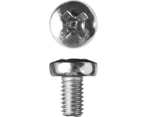 ЗУБР M6 x 12 мм, 5 кг, полусферическая головка, винт DIN 7985 303150-06-012