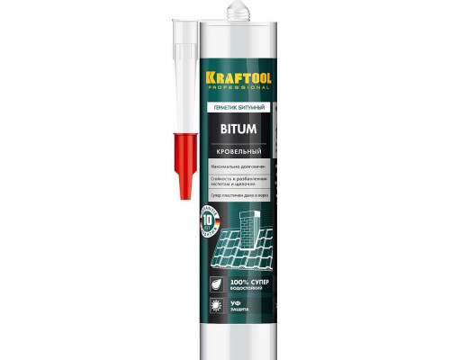 KRAFTOOL 280 мл, черный, битумный герметик 41261