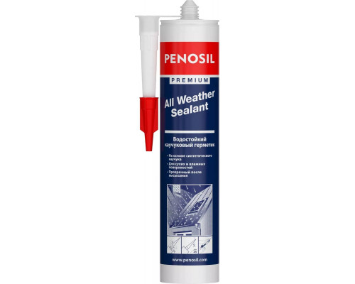 PENOSIL 280 мл, всепогодный, прозрачный, герметик каучуковый ALL WEATHER H4188