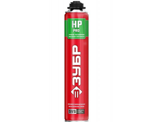 ЗУБР 800 мл, пистолетная, монтажная пена "ПРО HP50" 41148