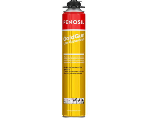 PENOSIL 750, пистолетная, пена монтажная с низким расширением GOLD GUN LOW EXPANSION A1573Z