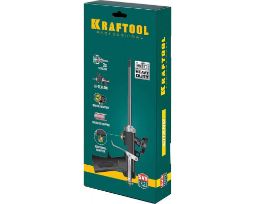KRAFTOOL пистолет для монтажной пены цельнометаллический Super-Kraft 06853