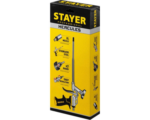 STAYER металлический корпус, пистолет для монтажной пены "ProGUN" 06861_z02