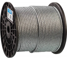ЗУБР 6 мм, 120 м, трос стальной, DIN 3055 4-304110-06 Профессионал
