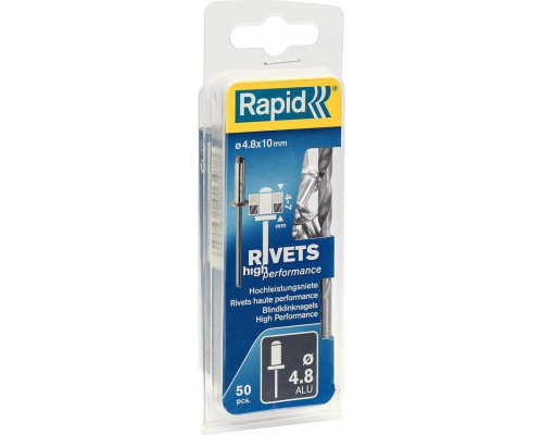 RAPID 4.8 x 10 мм, 50 шт., заклепки из алюминия 5000387