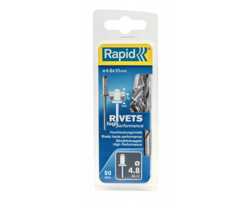 RAPID 4.8 x 10 мм, 50 шт., заклепки из алюминия 5000387